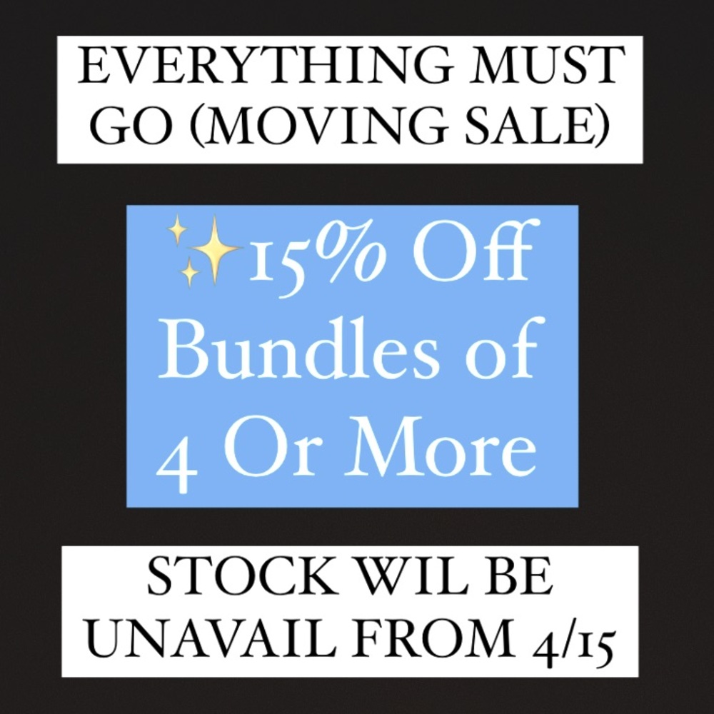 Moving Sale (EVERYTHING MUST GO)